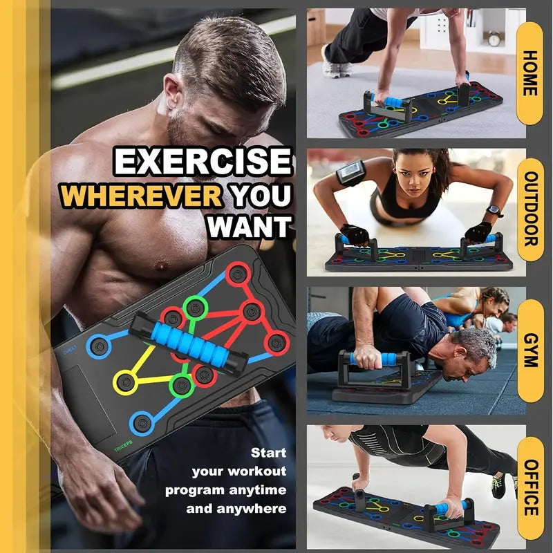 9 in 1 PUSH-UP BOARD WORKOUT STATION